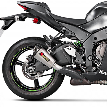 view Akrapovic S-K10SO17-ASZ Slip-on Line Tapered Exhaust, Titanium for Kawasaki Ninja ZX-10R '16-'19