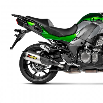 view Akrapovic S-K10SO22-HWT Slip-on Line Exhaust, Titanium for Kawasaki Versys 1000 '19-