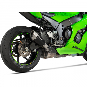 view Akrapovic S-K10SO28-ASZTBL Slip-On Exhaust, Titanium for Kawasaki Ninja ZX-10R / RR '21-