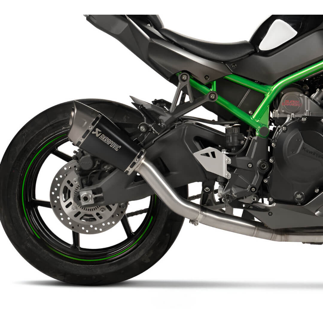 Akrapovic S-K10SO29-ASZTBL Slip-on Line Exhaust, Black for