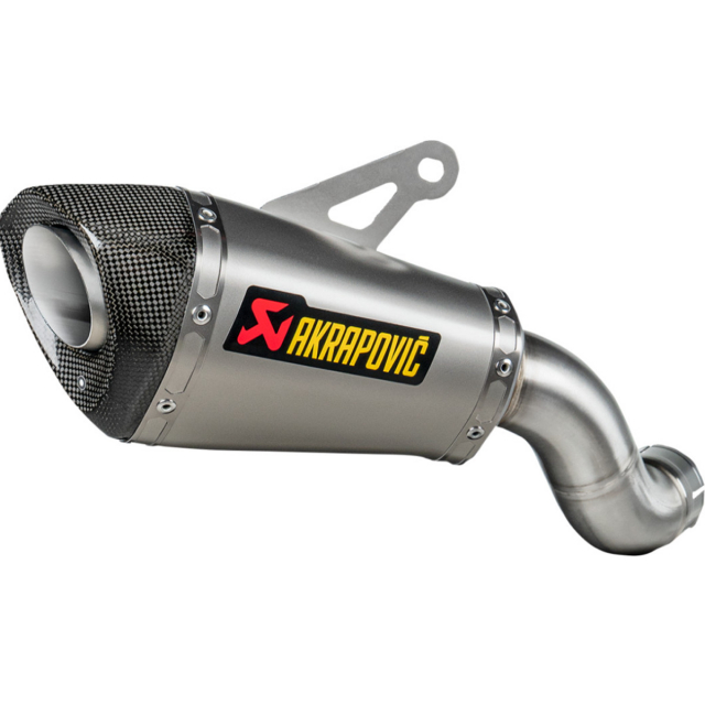 Akrapovic S-K9SO12-ASZT Slip-on Line Exhaust, Titanium for