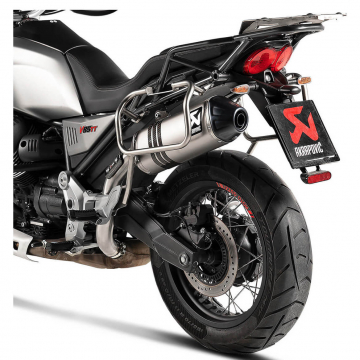view Akrapovic S-S10SO16-HAFT Slip-on Line Exhaust, Titanium for Suzuki V-Strom 1000/1050 '14-