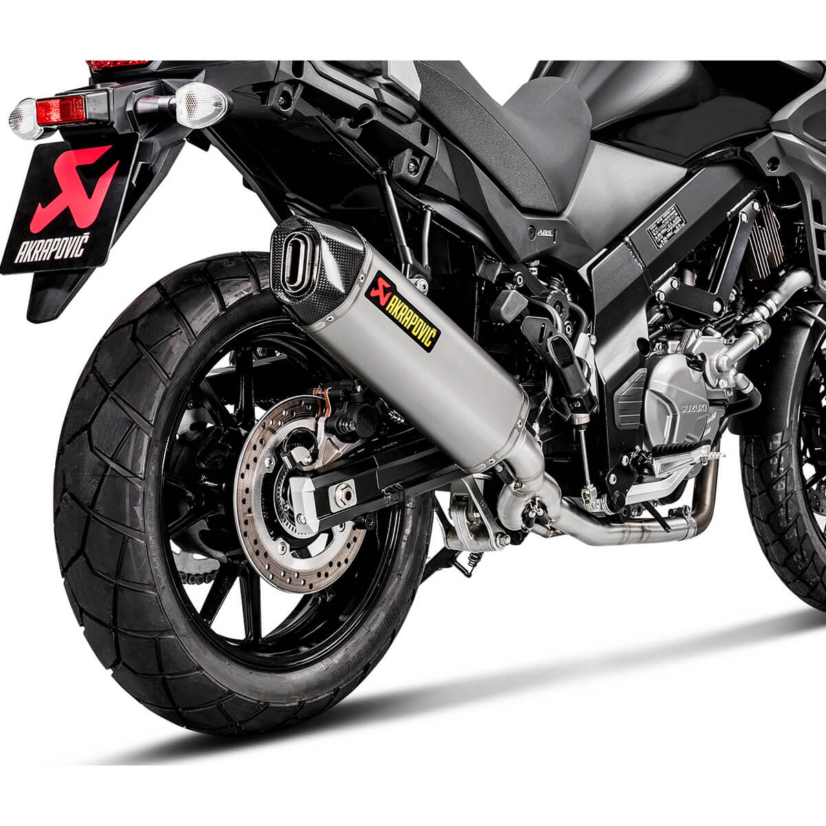 Akrapovic Racing Line Full Exhaust, Titanium for Suzuki V-Strom