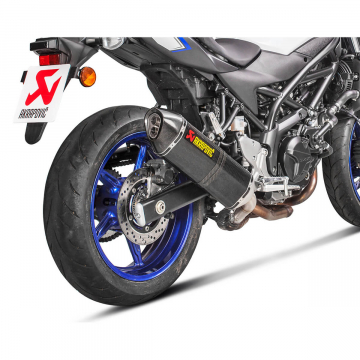 view Akrapovic S-S6SO9-HRC/1 Slip-on Line Exhaust, Carbon for Suzuki SV650 / X '17-