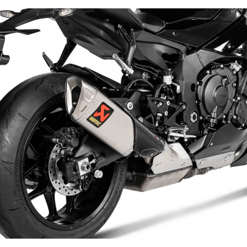 view Akrapovic S-Y10SO18-HAPLT Slip-on Line Triangle Exhaust, Titanium for Yamaha YZF-R1 '15-