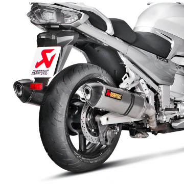 view Akrapovic S-Y13SO3-HT Slip-on Line Triangle Exhausts, Titanium for Yamaha FJR1300 '13-'19