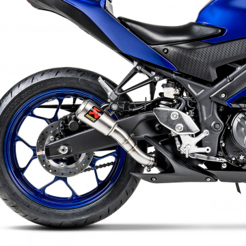 view Akrapovic S-Y2SO11-AHCSS Slip-on Line Exhaust, Stainless Steel for Yamaha YZF-R3 '15-'21
