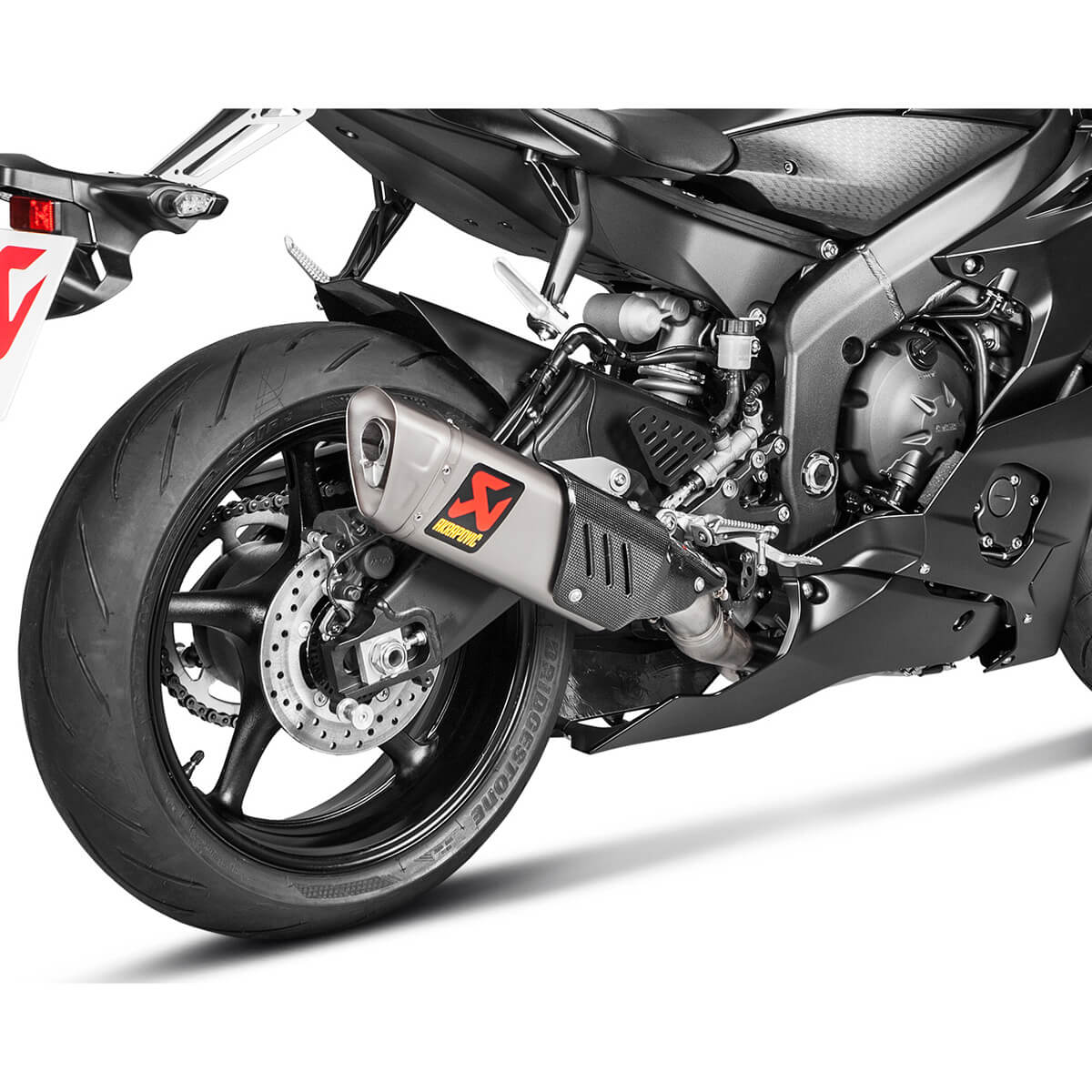 Akrapovic S-Y6R9-APT Racing Line Full Exhaust, Titanium for Yamaha