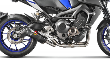 view Akrapovic S-Y9R2-AFC Racing Line Full Exhaust, Carbon for Yamaha XSR900/MT-09