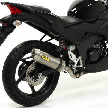 view Arrow 51506AO Thunder Exhaust, Aluminum for Honda CBR125R (2011-2016)