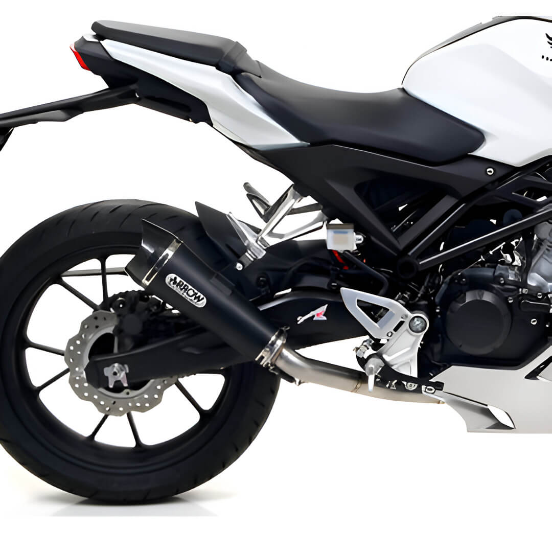Arrow 51516XKN X-Kone Slip-on Exhaust, Nichrome Dark for Honda
