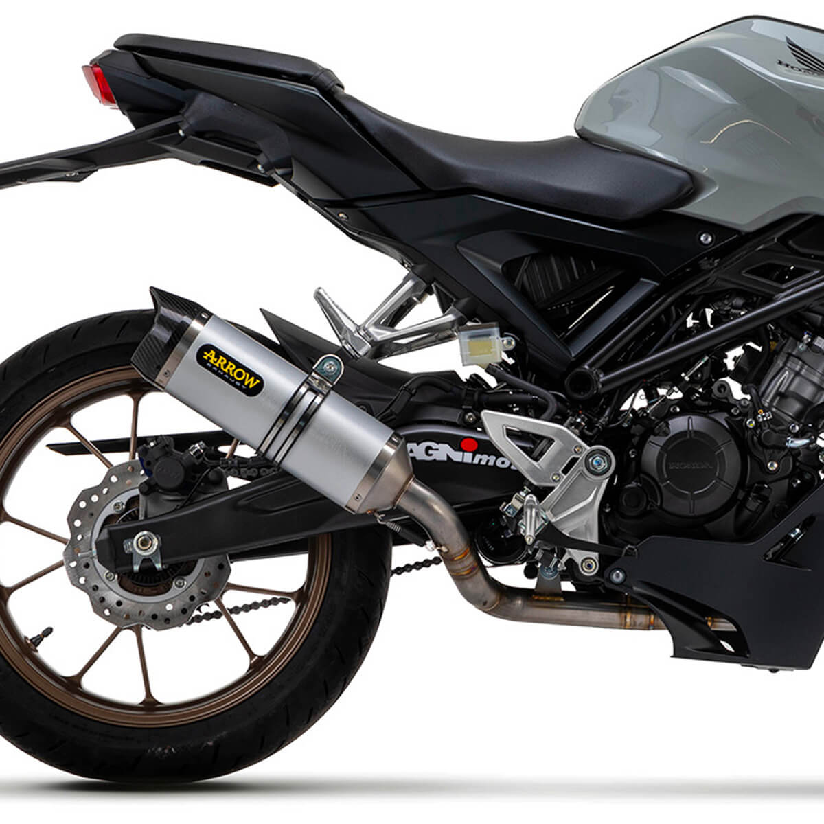 Arrow 51519AKW Thunder Full System Exhaust, Aluminum for Honda