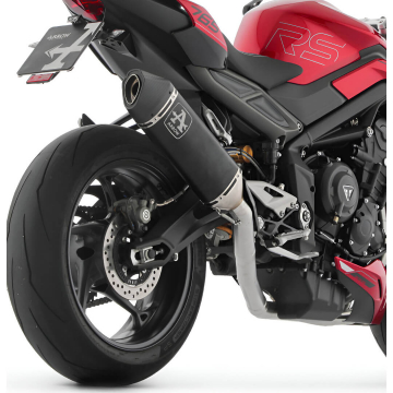 view Arrow 71505VAN Homologated Veloce Full Exhaust for Triumph Street Triple 765 RS '24-