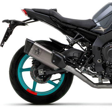 Arrow 71507PT Pista Slip-on Exhaust, Titanium for Yamaha MT-10 '22-'24
