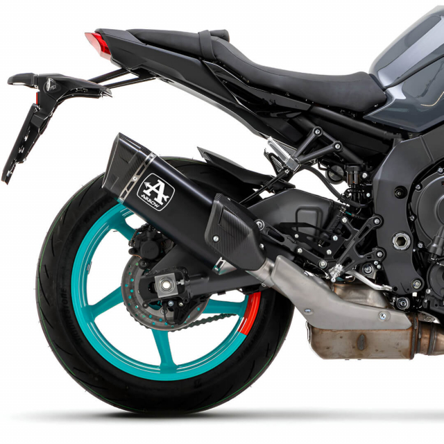 Arrow 71007PTN Pista Racing Exhaust, Titanium Dark for Yamaha MT