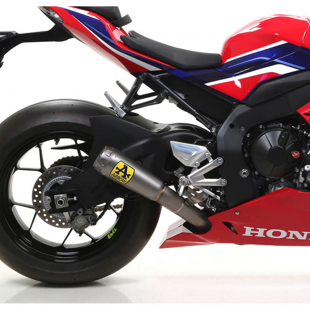 Arrow 71155PR Pro-Race Full Titanium Slip-on Exhaust for Honda