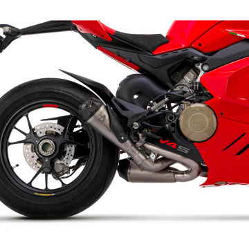 view Arrow 71162PK Works Slip-on Exhausts, Titanium for Ducati Streetfighter/Panigale V4 '20-'24