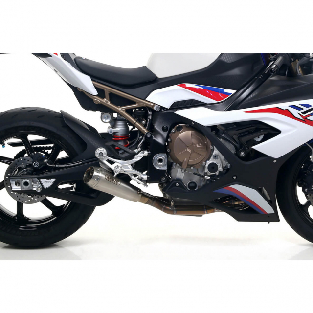 Arrow 71205CP Competition Low Full Exhaust, Titanium for BMW