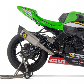 view Arrow 71209PTR Competition Evo Full Exhaust, Titanium for Kawasaki ZX-6R 636 '24-
