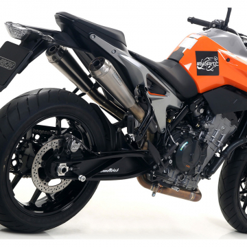 view Arrow 71216PR Pro-Race Dual Exhausts for KTM 790 Duke '18-'23 & 890 Duke '20-'23