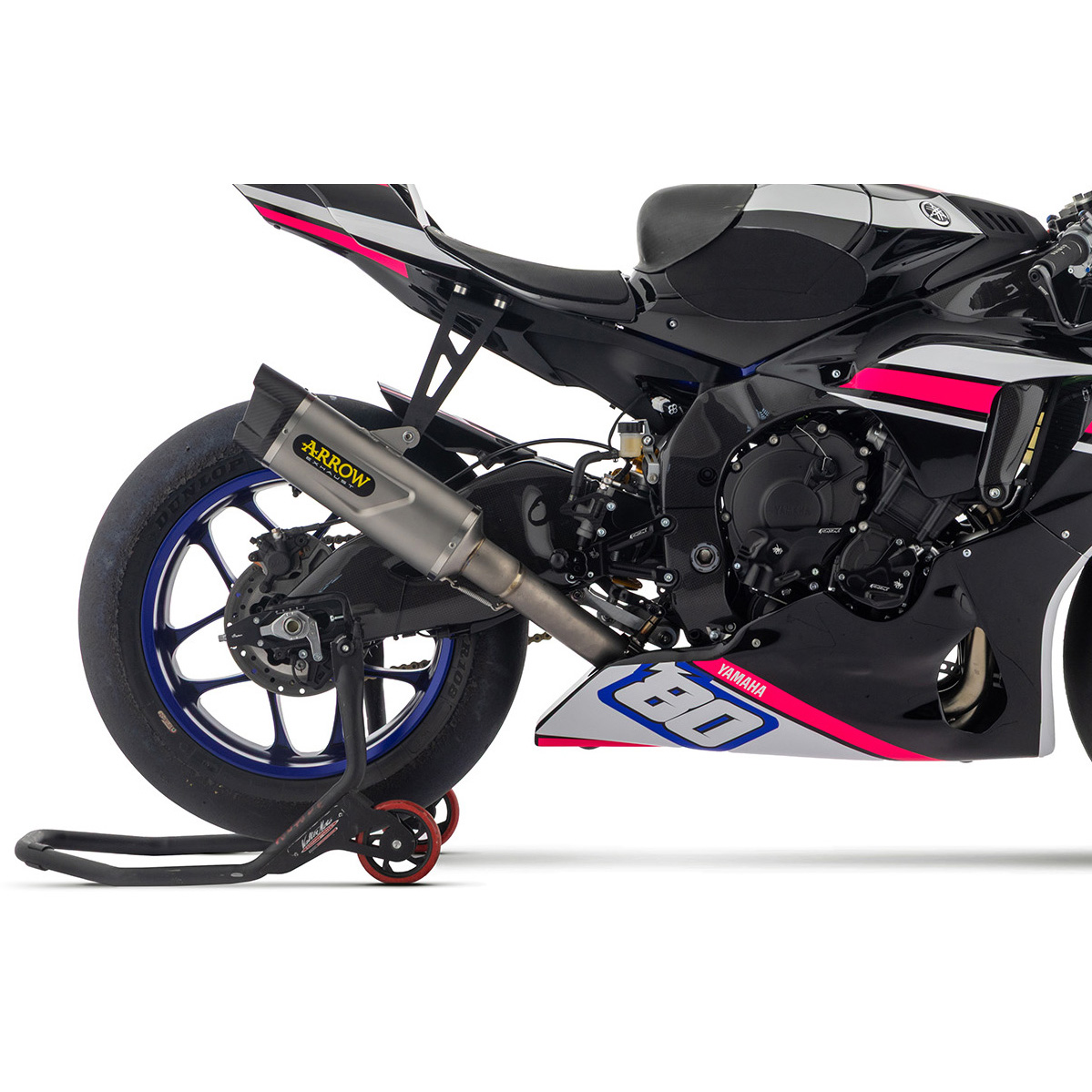 Arrow 71247CKZ Competition Full Exhaust, Titanium for Yamaha