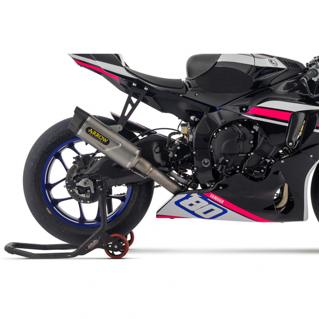 Arrow 71247CKZ Competition Full Exhaust, Titanium for Yamaha YZF