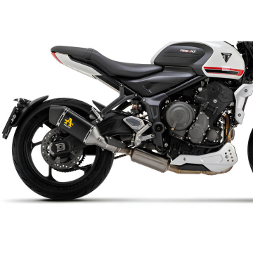 view Arrow 71501VAN Veloce Full Exhaust, Aluminum Dark for Triumph Trident 660 '21-'24