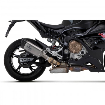view Arrow Pista Slip-on Exhaust, Titanium for BMW S1000RR/M1000R/RR '19-'24