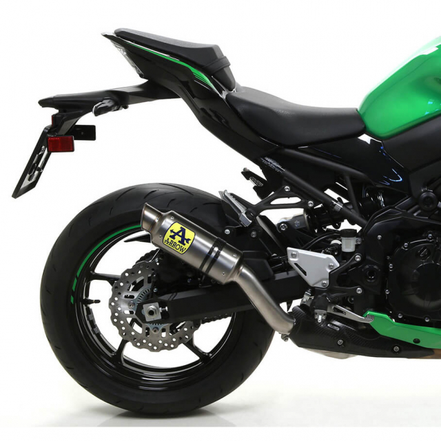 Arrow 71556GP GP2 Slip-on Exhaust, Titanium for Kawasaki Z900 '20