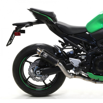 Arrow 71556GPI GP2 Slip-on Exhaust, Nichrome Dark for Kawasaki Z900 '20-'24