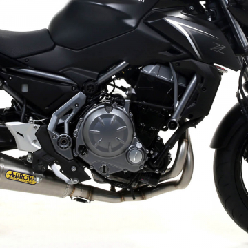 view Arrow 71659KZ Catalytic Homologated Collector for Kawasaki Z650 (2017-2020)