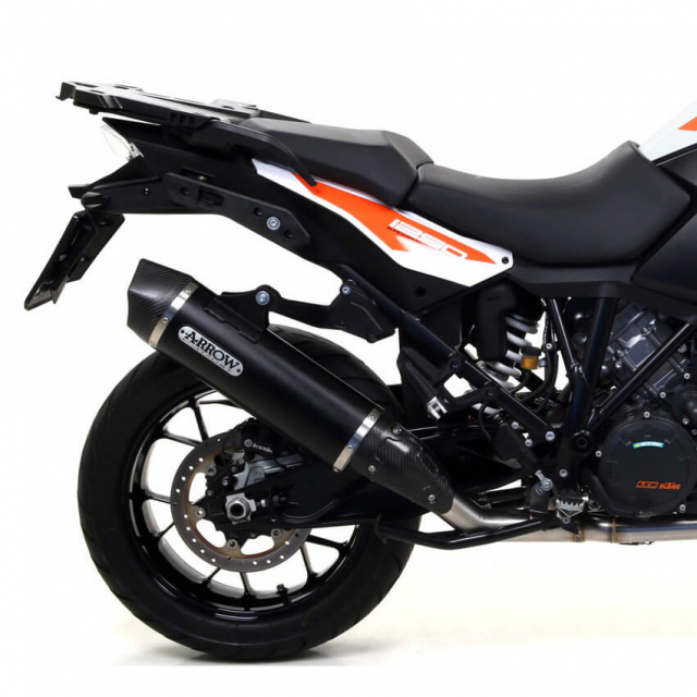 Arrow 71809AKN Maxi Race-Tech Exhaust, Dark for KTM 1290 Super