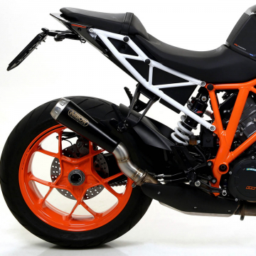 view Arrow Pro-Race Exhaust, Nichrome Dark for KTM 1290 Superduke / R '17-'19 & GT '22-'24