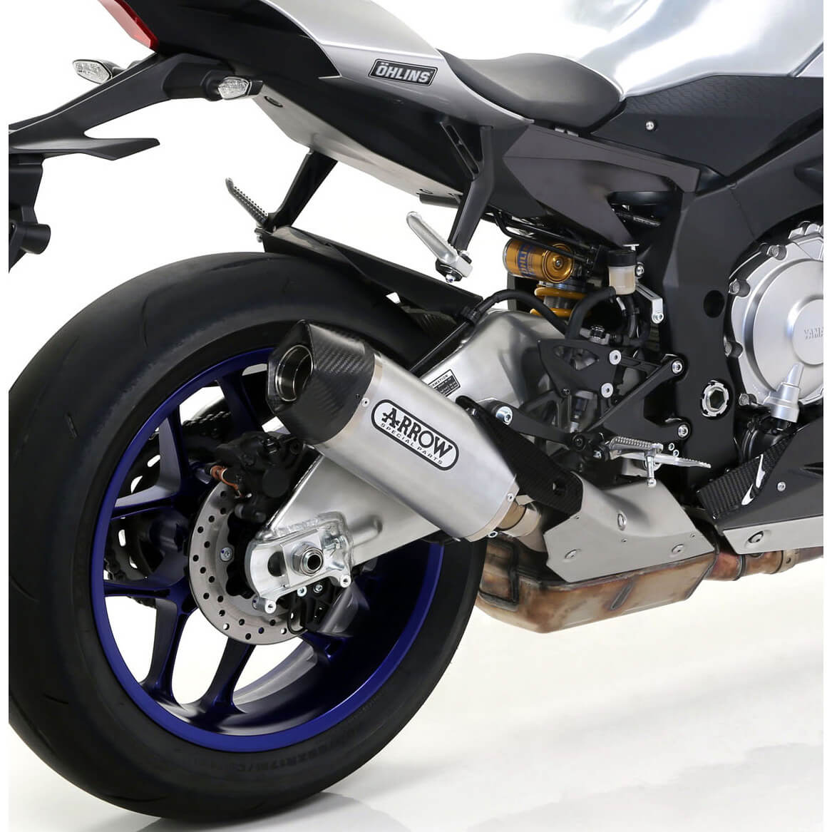 Arrow 71829AK Indy Race Exhaust, Aluminum for Yamaha YZF-R1 '15
