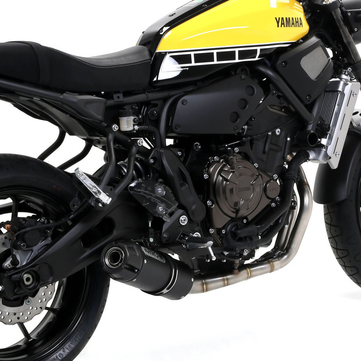 Arrow 71843JRN Jet Race Exhaust, Nichrome Dark MT-07/XSR700/Tracer