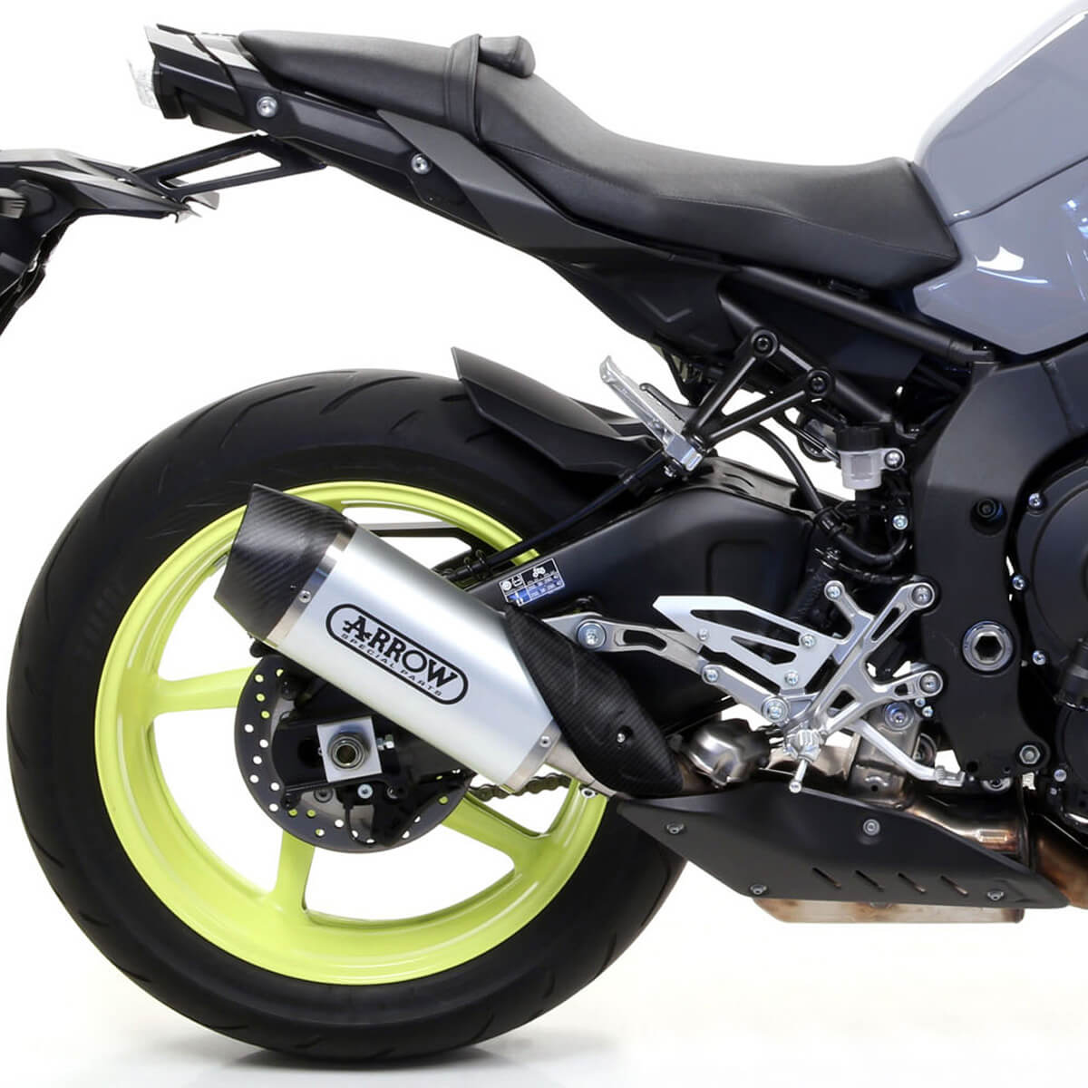 Arrow 71852AK Indy Race Exhaust, Aluminum Yamaha FZ-10 or MT-10