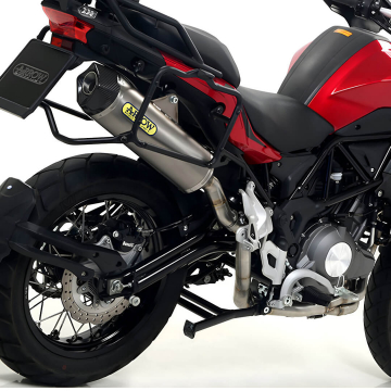 Arrow 71889PK Race-Tech Slip-on Exhaust, Titanium for Benelli TRK502X '18-'20