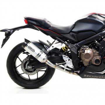 view Arrow 71892AK Street Thunder Exhaust, Aluminum for Honda CB650R/CBR650R '19-'23