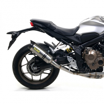 view Arrow 71892PK Street Thunder Exhaust, Titanium for Honda CB650R/CBR650R '19-'23