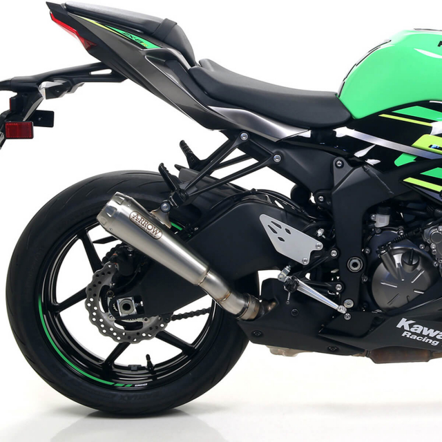 カズプロ Arrow 71898PRI Pro-Race Slip-on Exhaust for Kawasaki ZX-6R 636 '19