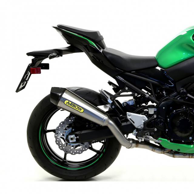 Arrow 71912XKI X-Kone Nichrome Slip-on Exhaust for Kawasaki Z900