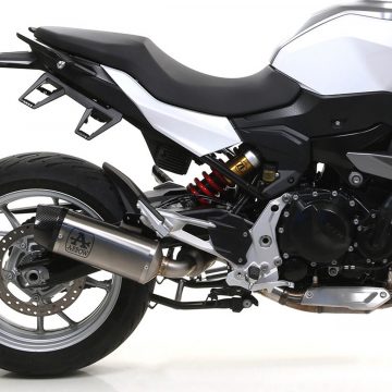 view Arrow 71915PK Indy Race Titanium Slip-on Exhaust for BMW F900R/XR '20-'24