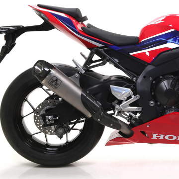 view Arrow 71921PK Works Slip-on Exhaust, Titanium for Honda CBR1000RR-R '20-'23