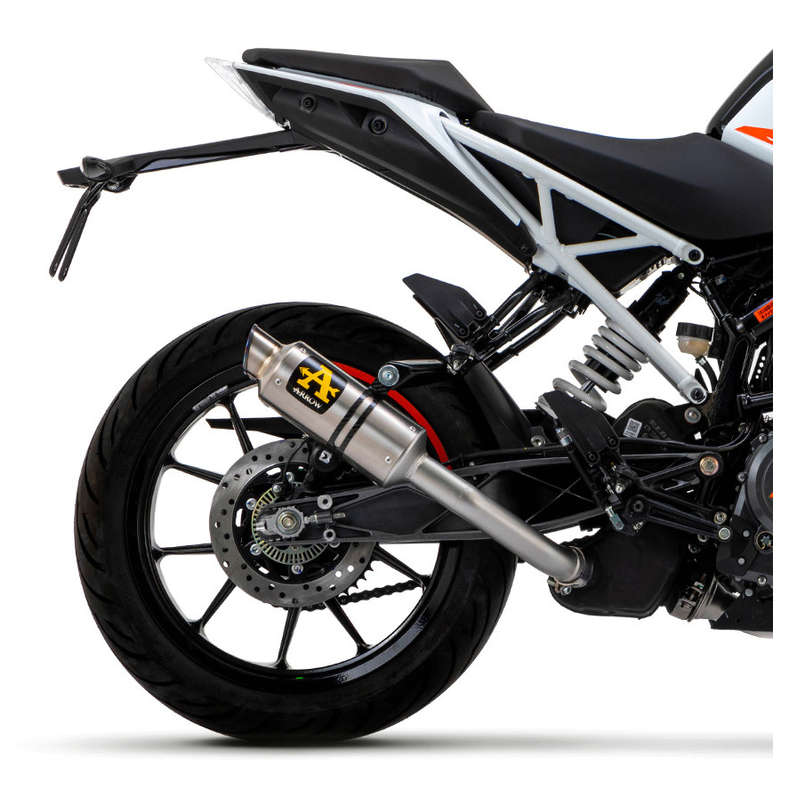 Arrow 71936GP GP2 Slip-on Exhaust, Titanium for KTM Duke 125