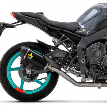 view Arrow 71946AKN Indy-Race Slip-on Exhaust, Aluminum Dark for Yamaha MT-10 (2022-)
