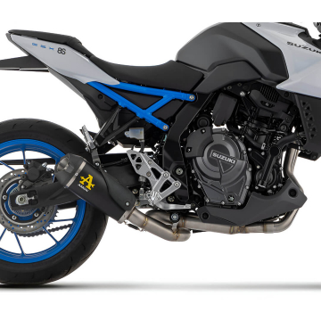 view Arrow 71956PKNW Works Nichrome Full System Exhaust, Dark for Suzuki GSX-8S '23-