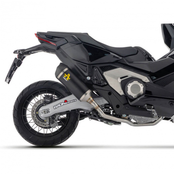 view Arrow 71985AKNC Race-Tech Short Exhaust Aluminum Dark for Honda X-Adv 750 '25-