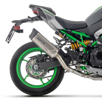 view Arrow 71986PK Indy Race EVO Exhaust, Titanium for Kawasaki Z900 (2025-)