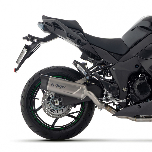 Arrow 71987PK Indy Race Evo Exhaust, Titanium for Kawasaki Ninja