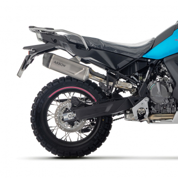 view Arrow 71992PK Indy Race Evo Exhaust, Titanium for CF Moto 800 MT-X '25-
